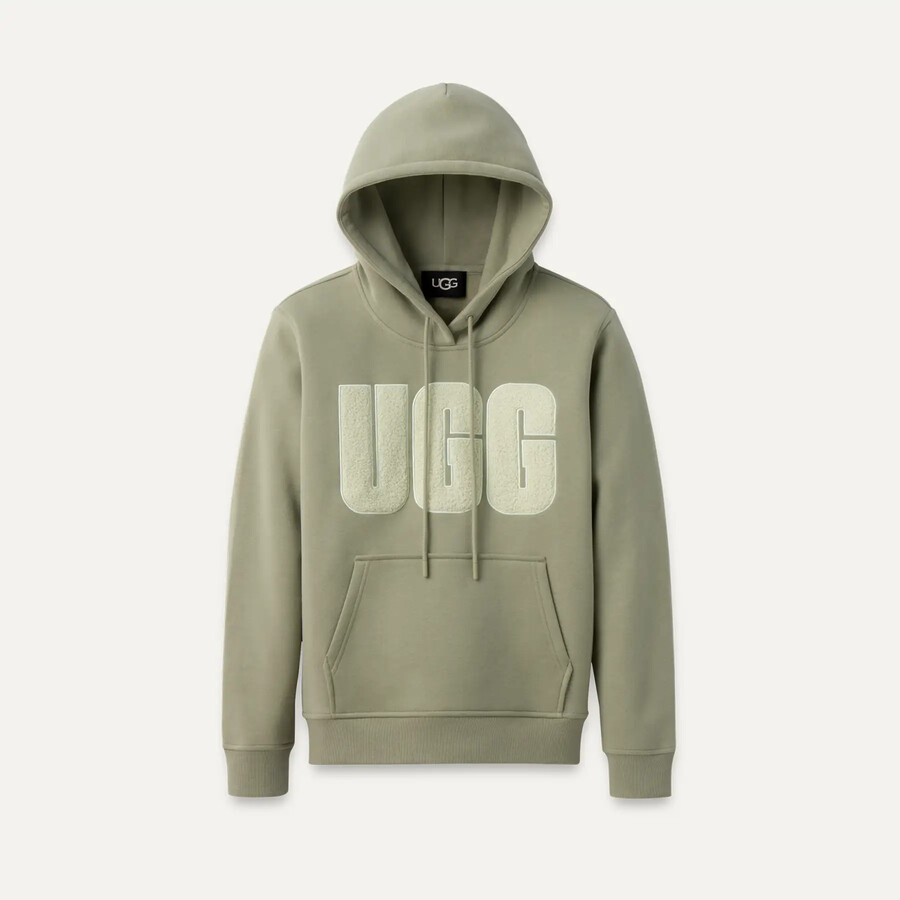 レイ ugg フラッフ ロゴ パーカー