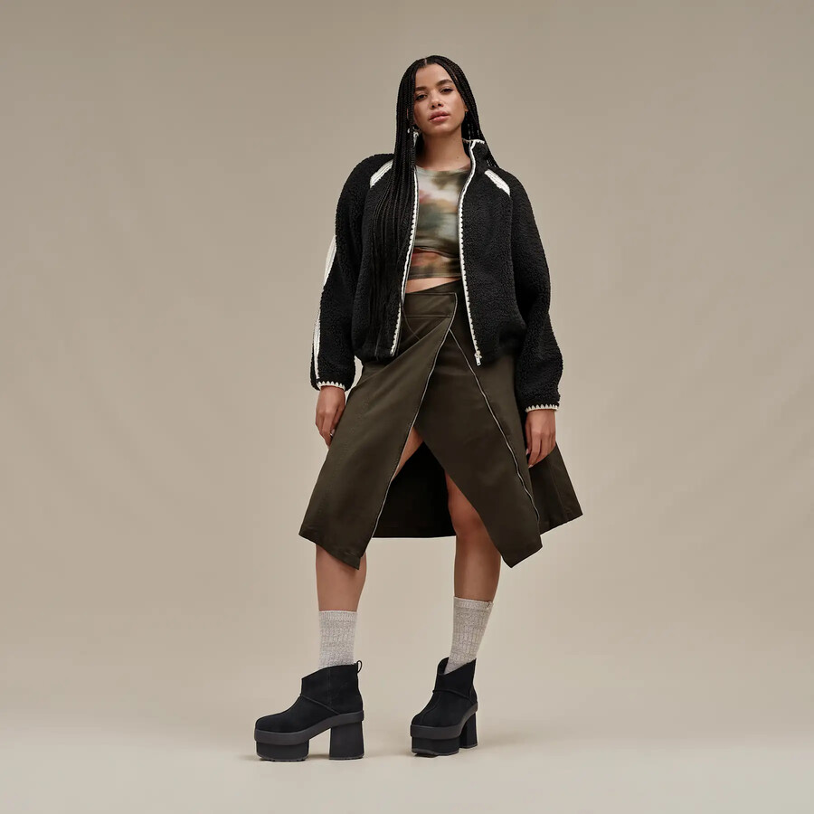 ニキア クロシェ ugg フラッフ ジャケット